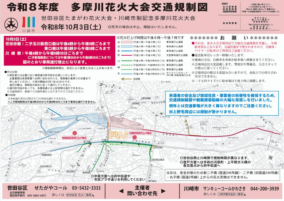多摩川花火大会