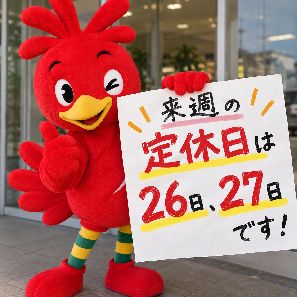 ☆定休日のお知らせ☆